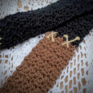 Forest Spirit Thin Crochet Scarf